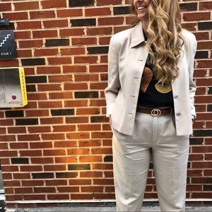 Vintage Cropped 100% Silk Jacket